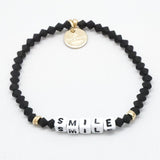 Little Words Project- Beaded white Bracelet: - younican