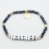 Little Words Project- Beaded white Bracelet: - younican