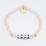 Little Words Project- Beaded white Bracelet: - younican