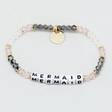 Little Words Project- Beaded white Bracelet: - younican