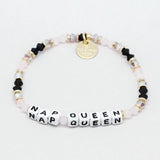 Little Words Project- Beaded white Bracelet: - younican