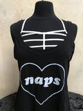 Women's Muscle Tee- "Love Naps" - younican