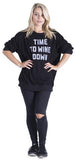 Women's Pullover Sweatshirt- "WINE DOWN" - younican
