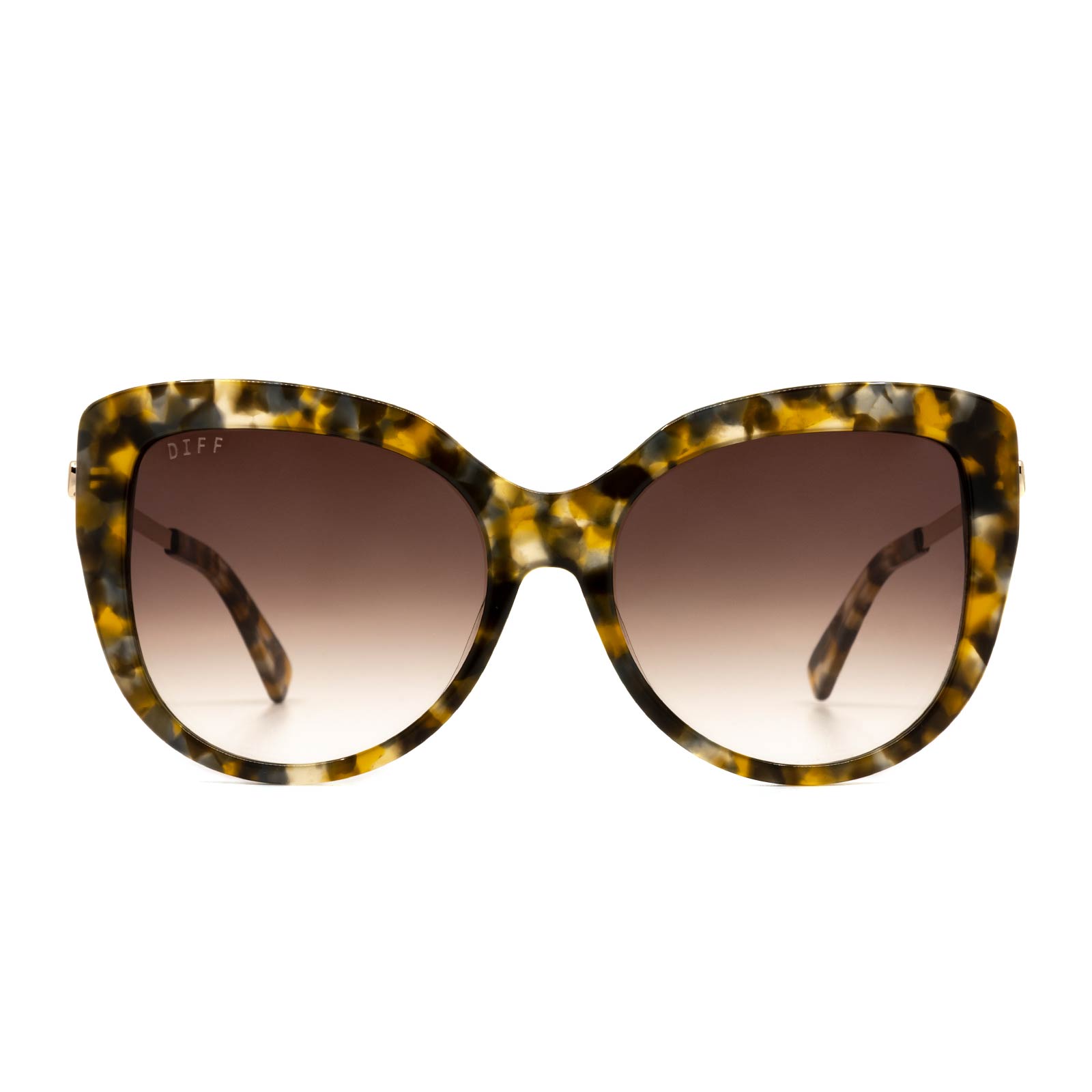 Diff Eyewear Women's Sunglass Pink Cleo Cat-Eye Sunglasses One-Size