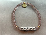 Little Words Project- Beaded white Bracelet: - younican