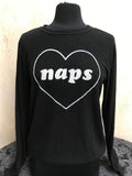 Women's Pullover Sweatshirt- "LOVE NAPS" - younican