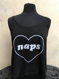 Women's Muscle Tee- "Love Naps" - younican