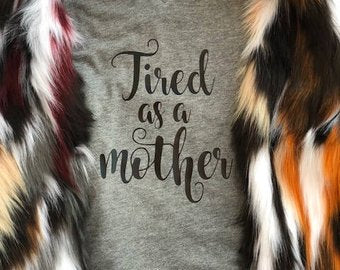 Short Sleeve T-Shirt-TIED AS A MOTHER - younican